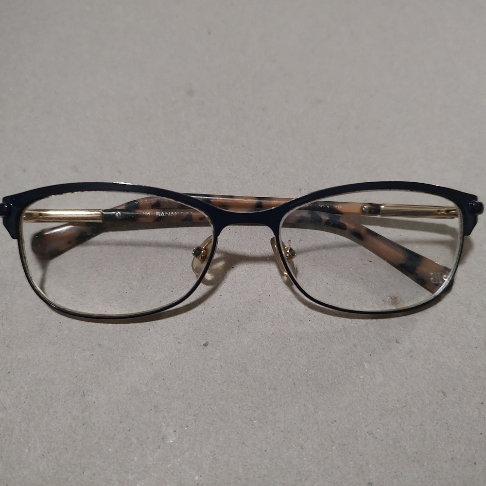 Banana Republic Ladies RX Glasses Selling For Frames Only -Gold & Brown Rims
